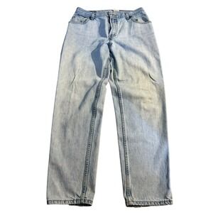 Vintage Levi's 550 Relaxed Fit Blue Light Washed Women's Size 12 M Y2K